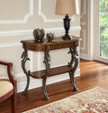 Berkhamstead 42” Console Table with Ornate Horse Motif Legs Design