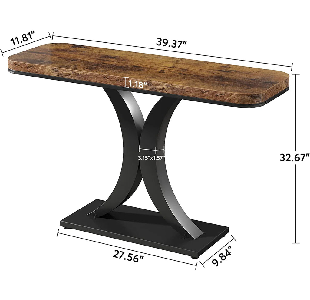 39.37" Console Table for Entryway, Living Room